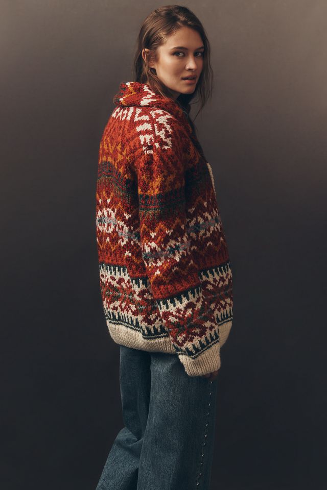 Frantic Wool Christmas Cardigan Sweater #1