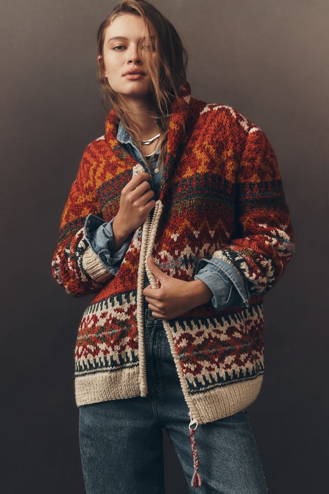 Frantic Wool Christmas Cardigan Sweater #2