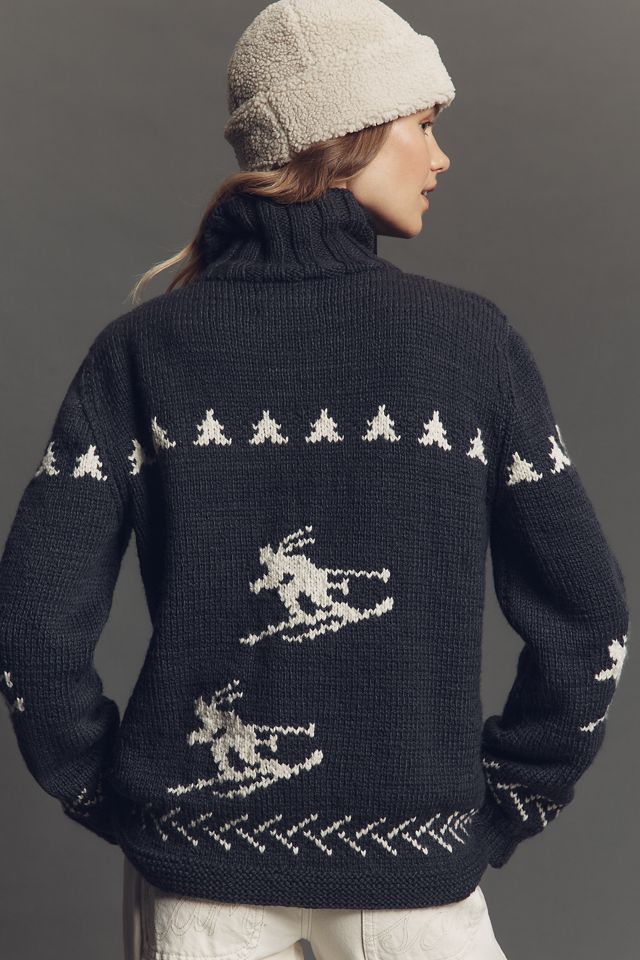 Frantic Ski Icon Cardigan Sweater #1