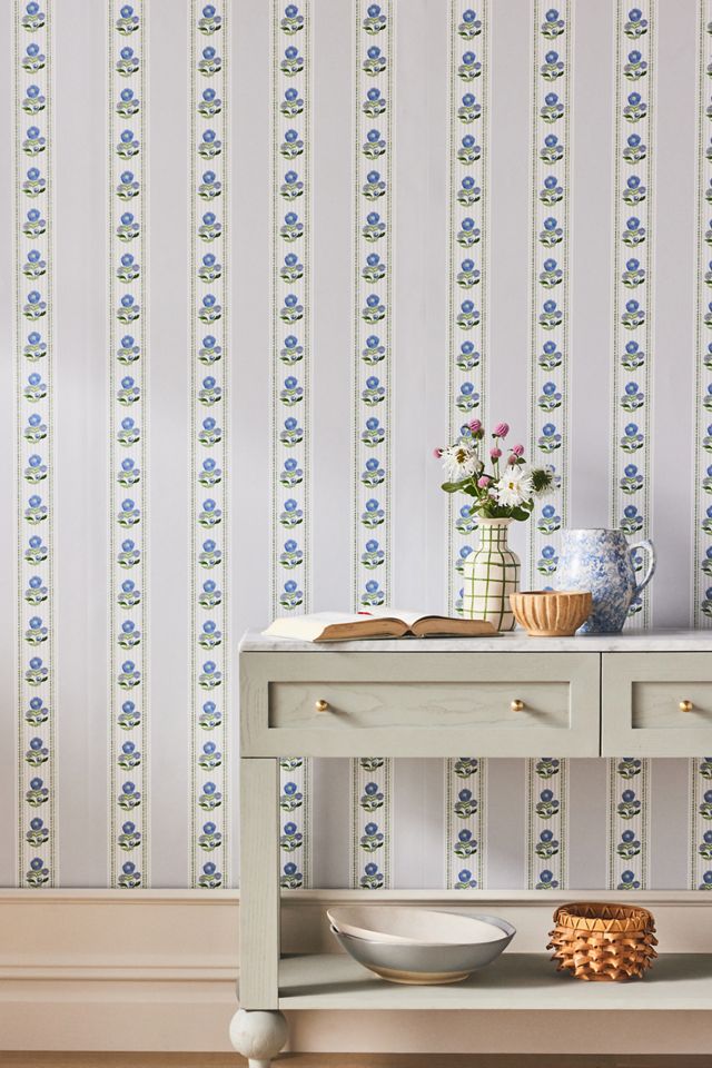 Mackenzie Floral Peel-and-Stick Wallpaper #1