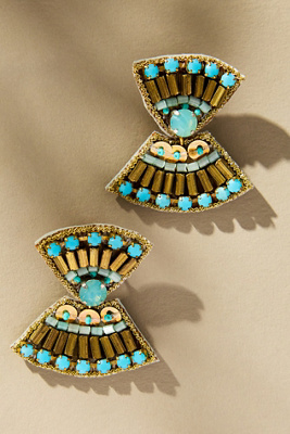 Suzanna Dai Bahia Beaded Drop Earrings