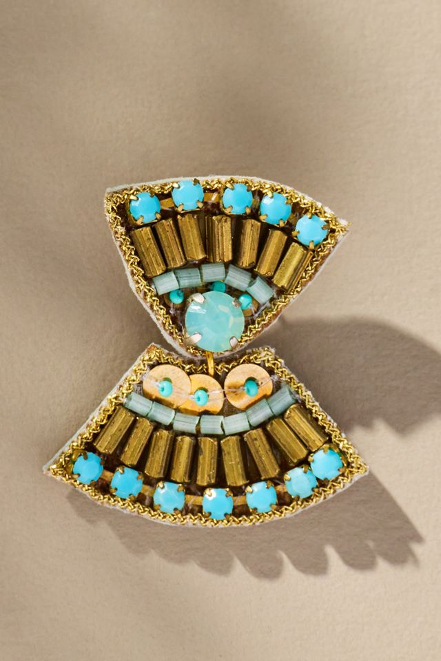Suzanna Dai Bahia Beaded Drop Earrings #1
