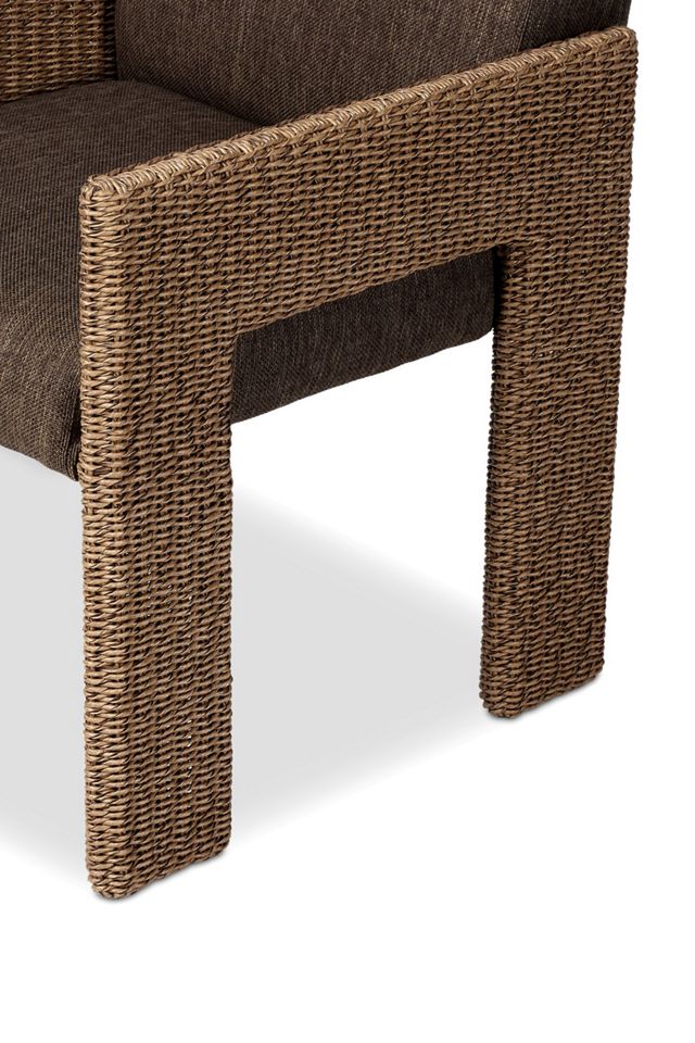 Amur Woven Outdoor Dining Chair #5