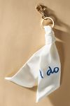 I Do Knotted Ribbon Bag Charm