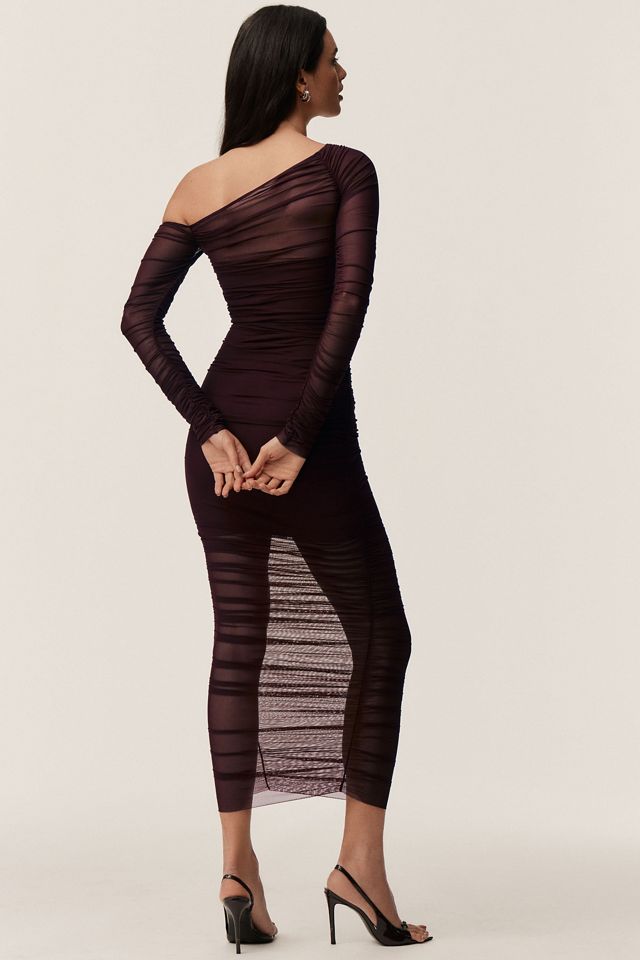 knee length dresses for ladies Chantae Mesh Dress  Retrofete