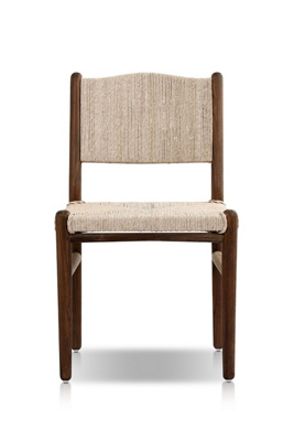 Four Hands Herrin Woven Teak Outdoor Dining Chair
