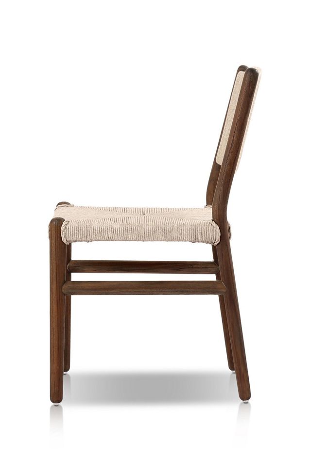Herrin Woven Teak Outdoor Dining Chair #2