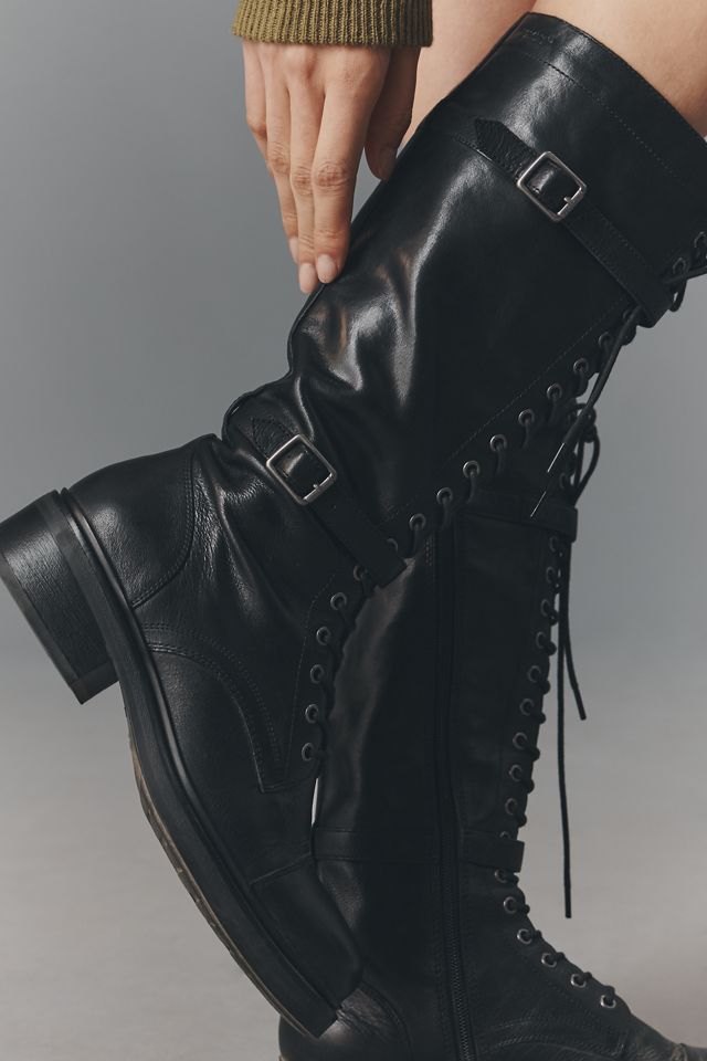Vagabond Karlie Lace-Up Moto Boots #3