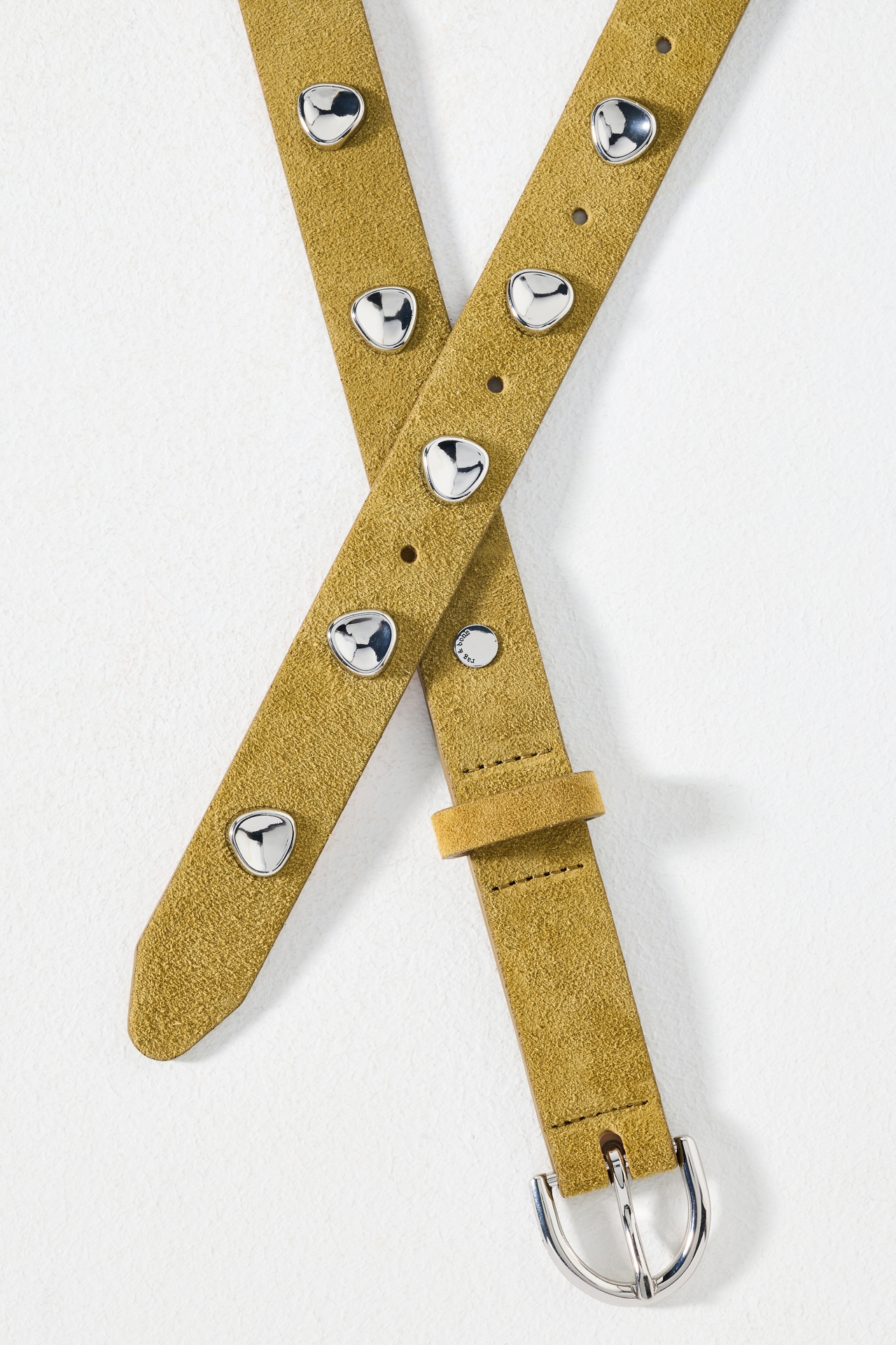 rag & bone Brynn Studded Suede Belt