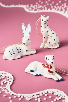 Cottage Animal Ornament