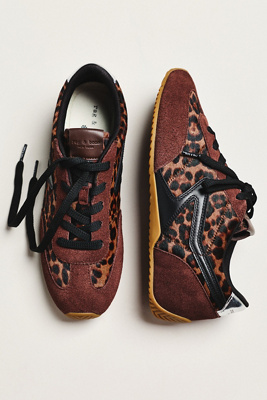 Rag & Bone Animal Retro Runner Slim Ultra Sneakers In Brown