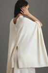 Lightweight Asymmetric Knit Poncho