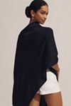 Lightweight Asymmetric Knit Poncho