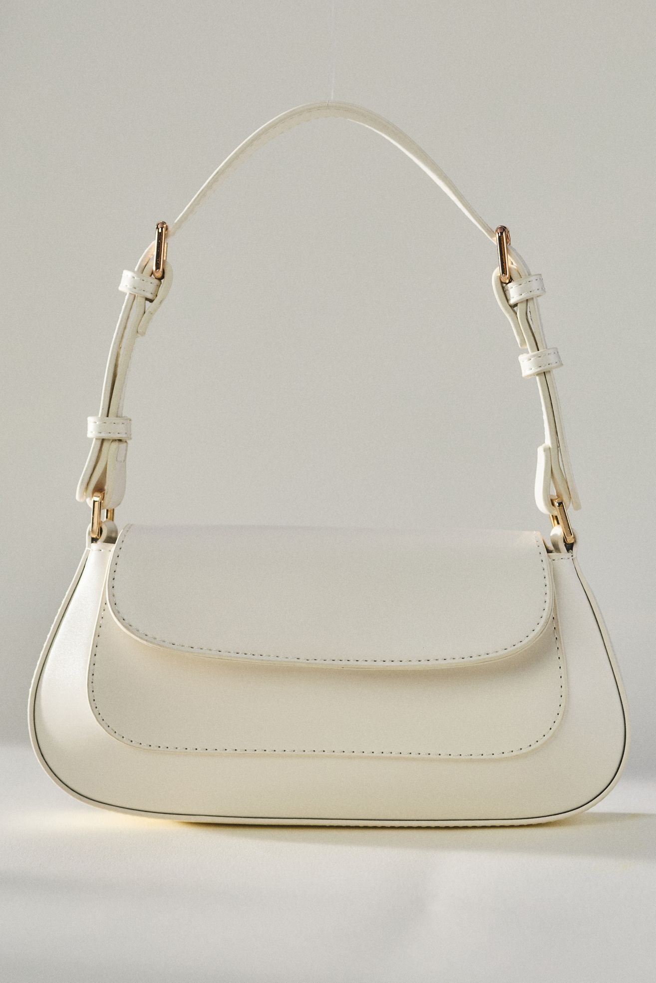 Melie Bianco Amari Shoulder Bag - Ivory, One Size