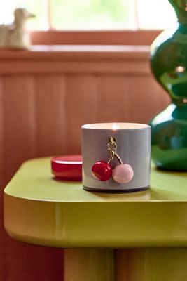 Cherry Charm Fruity Black Cherry & Tonka Ceramic Candle