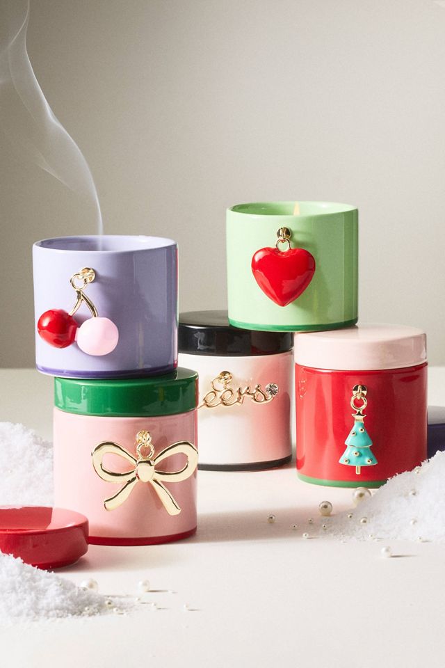 Cheers Charm Fruity Rosé Spritz Ceramic Candle #2