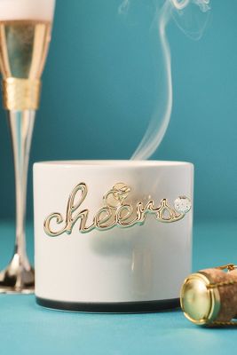 Cheers Charm Fruity Rosé Spritz Ceramic Candle