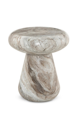 Anthropologie Pablo Indoor/outdoor Round Marble End Table