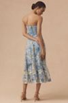 Dress The Population Carina Strapless Sweetheart Sequin Midi Dress