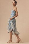 Dress The Population Carina Strapless Sweetheart Sequin Midi Dress