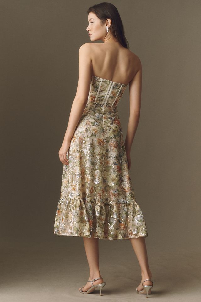 dress the population carina embroidered dress Carina Dress – Dress the Population main image 1