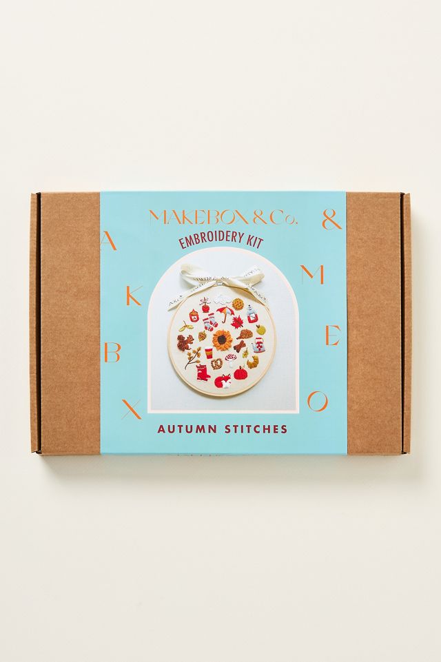 MakeBox & Co. Fall Stitches Embroidery Sampler #2