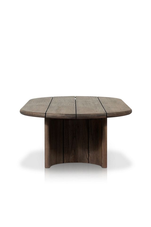 Paden Indoor/Outdoor Teak Wood Coffee Table #2