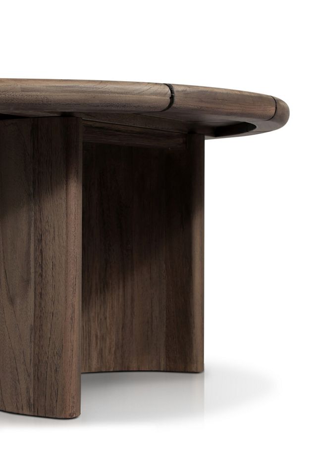 Paden Indoor/Outdoor Teak Wood Coffee Table #5