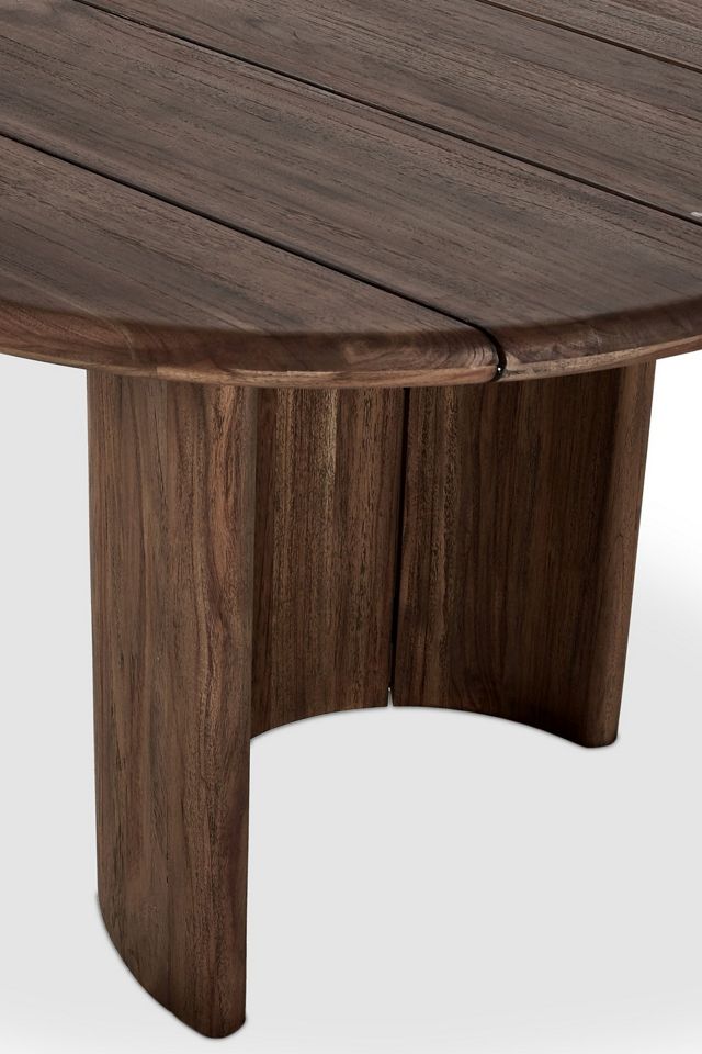 Paden 94" Oval Teak Outdoor Dining Table #3