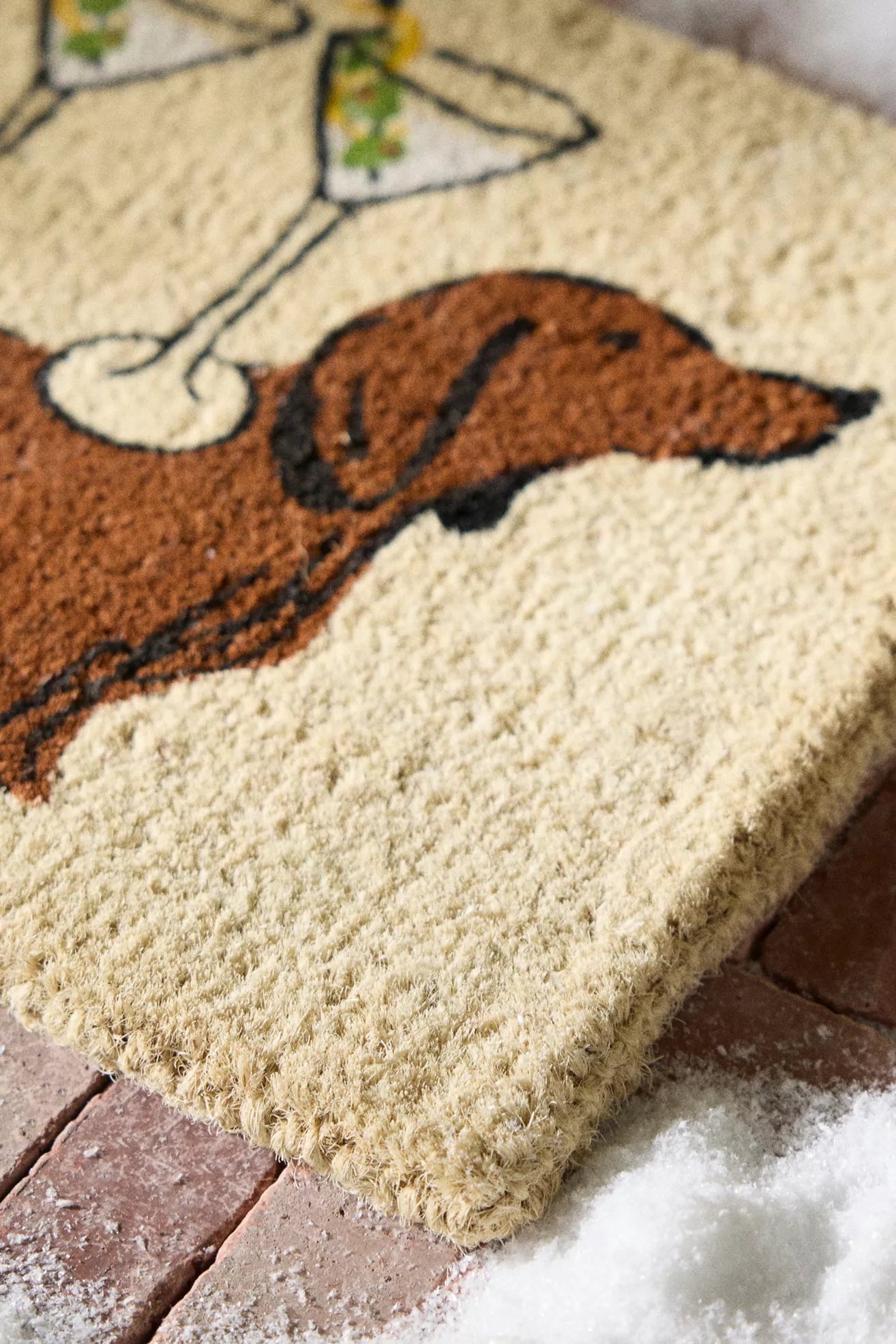 Martini Dachshund Printed Coir Doormat - thumbnail 2