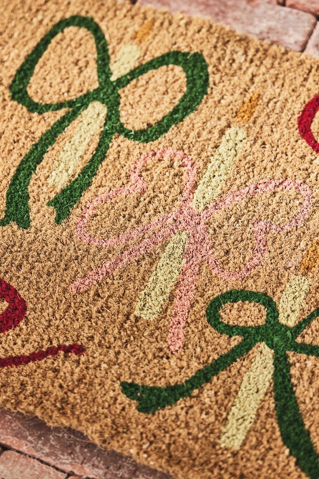 Bow Candles Printed Coir Doormat #1