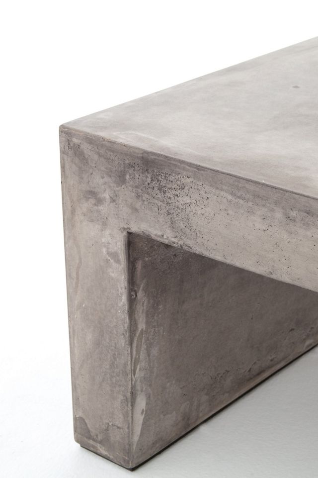 Parish Industrial Concrete Waterfall Coffee Table #3