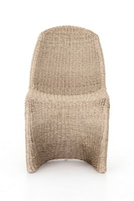 Portia Faux-Wicker Outdoor Dining Chair