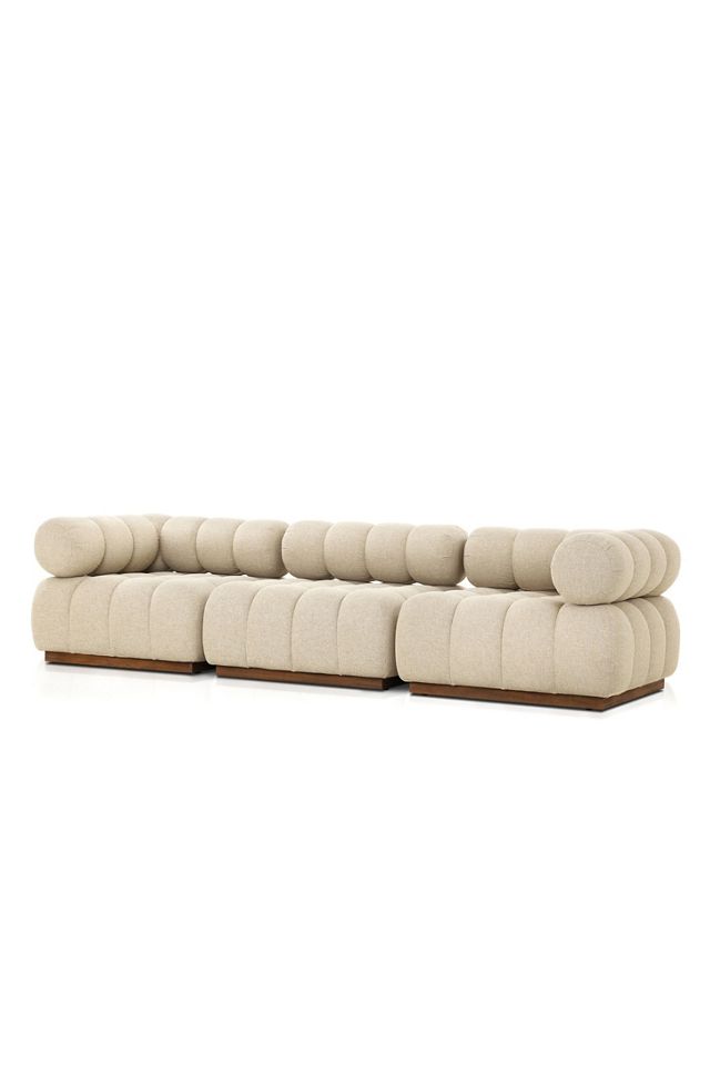 Roma Outdoor Three-Piece Sectional Sofa #1