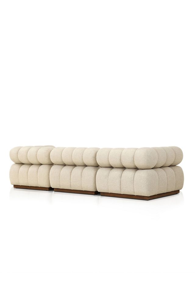 Roma Outdoor Three-Piece Sectional Sofa #3