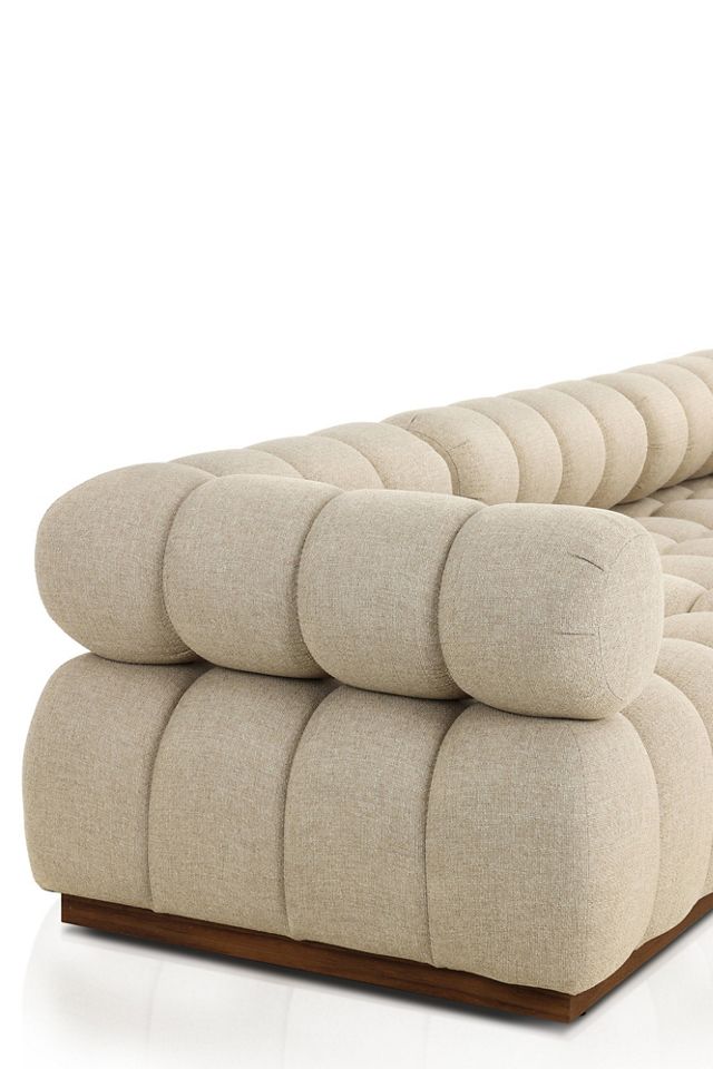 Roma Outdoor Three-Piece Sectional Sofa #4