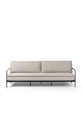 Anthropologie Tally Outdoor Sofa In Gray