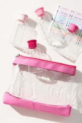 Miamica By the Shore 8-Piece Travel Bottle Set