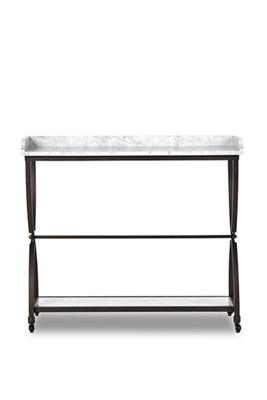 Anthropologie Six Beers Marble Console Table