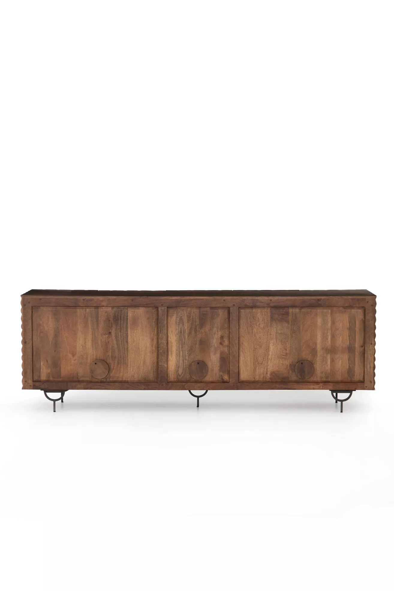 Rio Carved Wood Media Console - thumbnail 5