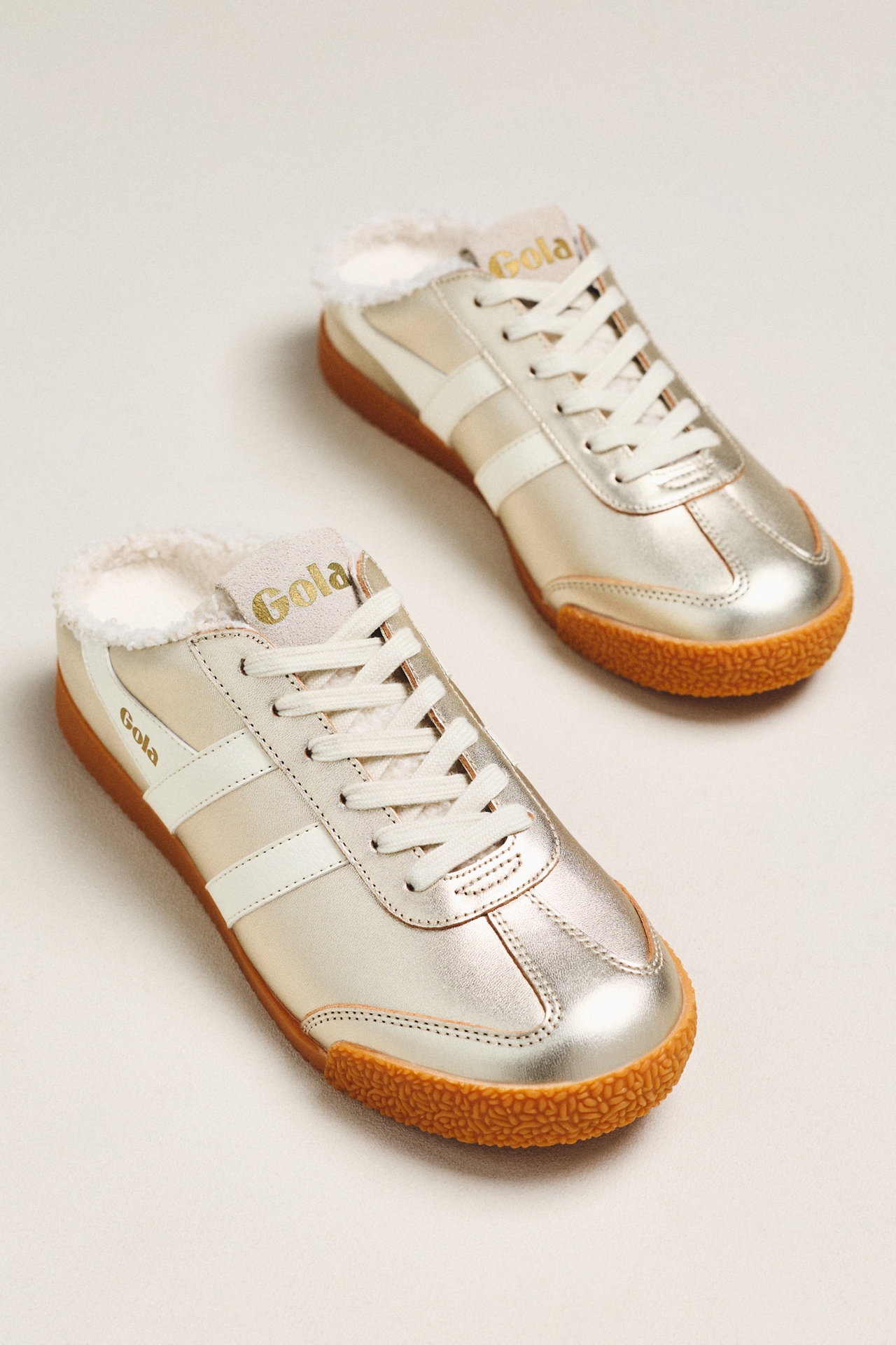 Gola Elan Cozy Shearling-Lined Mule Sneakers
