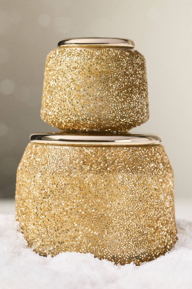 The Gather Candle by Anthropologie: Floral Sugared Poinsettia #1