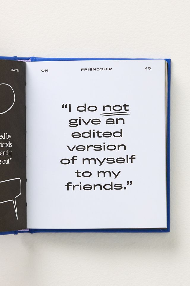 What Celebrities Say Hardcover Book: The Unofficial Collection