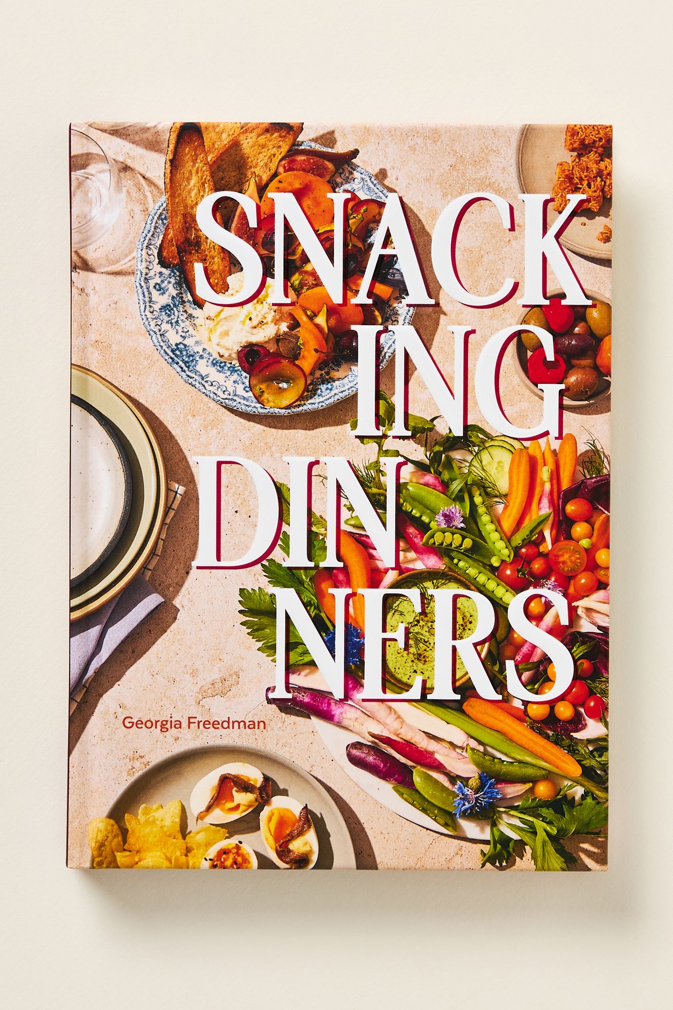 Snacking Dinners Hardcover Cookbook - Orange, Standard, One Size