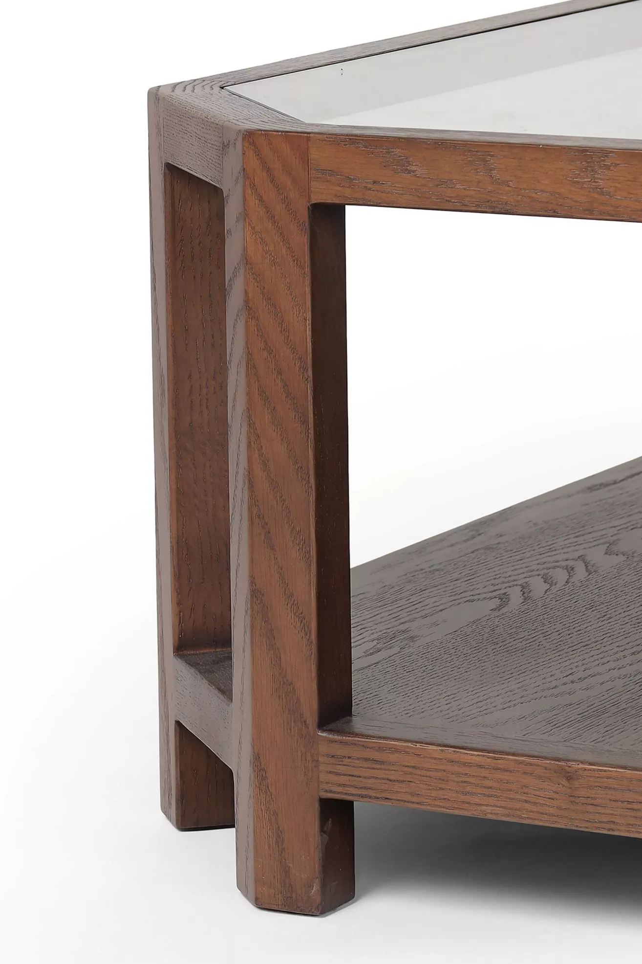 Jenzen Octagonal Tempered Glass Coffee Table - thumbnail 4