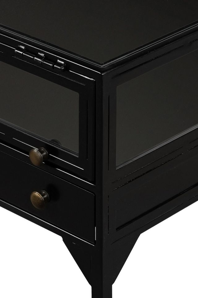 Shadow Box Tempered Glass End Table #5