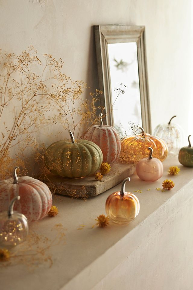 Glass Pumpkin, 6” #1