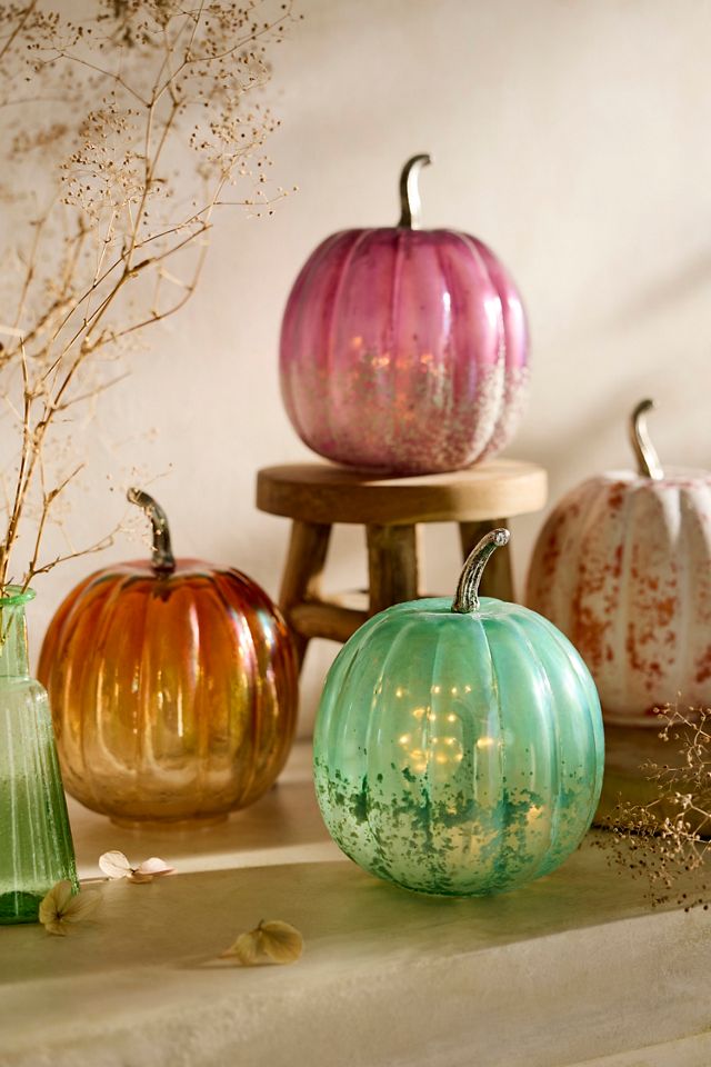 Glass Pumpkin, 6” #2