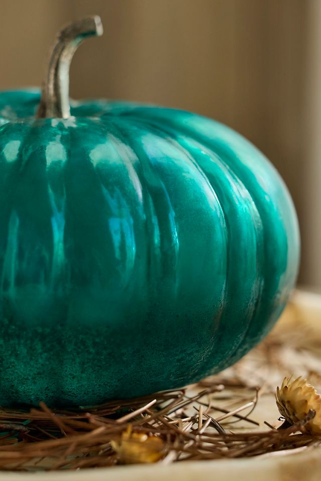 Glass Pumpkin, 7" #1
