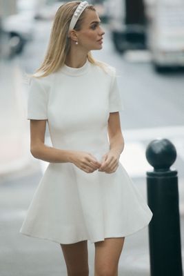 Bardot Zephyra Short-Sleeve Collared Mini Dress